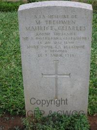 Dar Es Salaam War Cemetery - Teeuwen, Maurice Charles